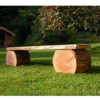 Naturhavebænk 2 meter