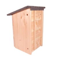 Natugle redekasse med tag af tagpap og afstandslister
