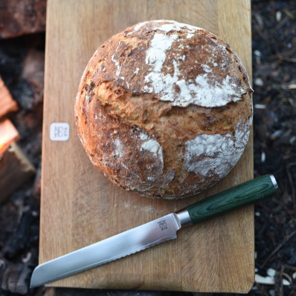 Damaskus brødkniv til det gode brød